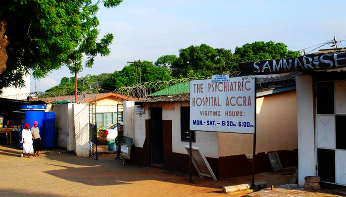  Front view of Accra Psychiatric Hospital